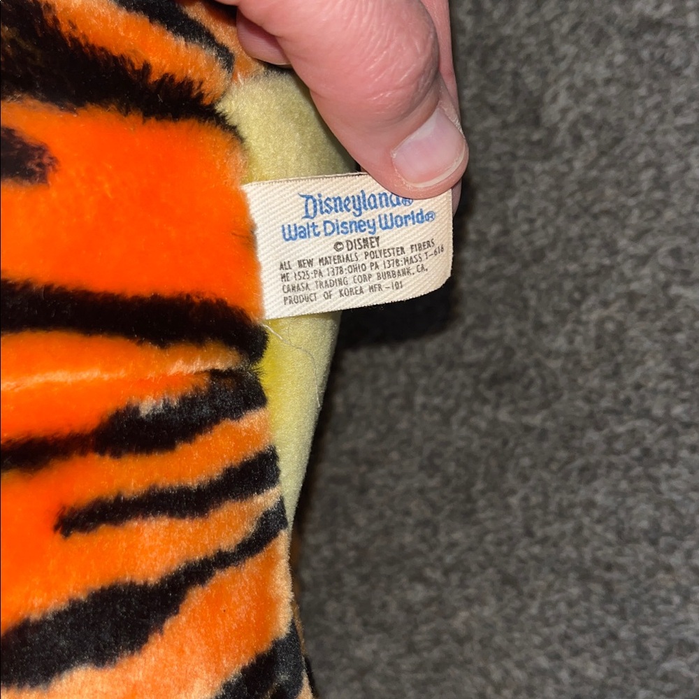 Vintage Disney Parks Winnie the Pooh Tigger Plush Stuffed Animal - Picture 6 of 7
